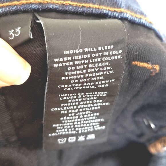 • J Brand Kane Classic Straight Denim Dark Indigo Men’s 33 - Picture 2 of 6